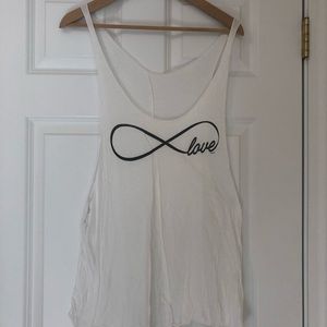 2 Brandy Melville long graphic tanks